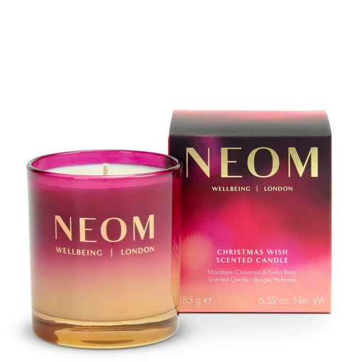 Neom Wellbeing London Christmas Wish 1 Wick Candle 185g Online