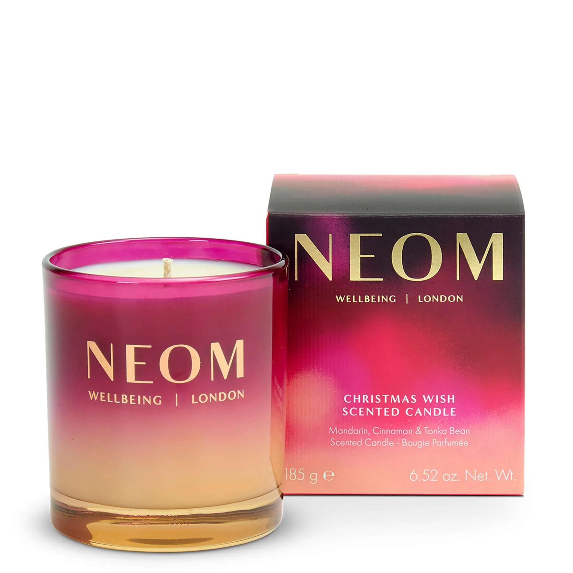 Neom Wellbeing London Christmas Wish 1 Wick Candle 185g Online