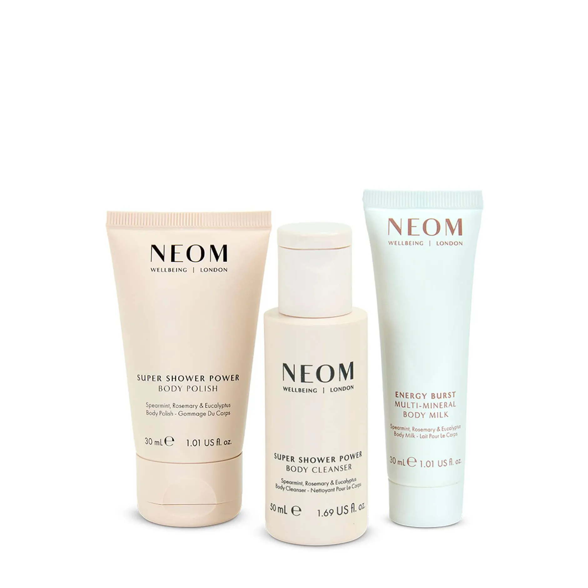 Neom Wellbeing London Energy Boosting Trio Gift Set Clearance
