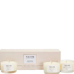 Neom Wellbeing London Gifting & Accessories Wellbeing Wishes Candle Trio Gift Set