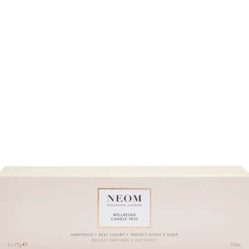 Neom Wellbeing London Gifting & Accessories Wellbeing Wishes Candle Trio Gift Set