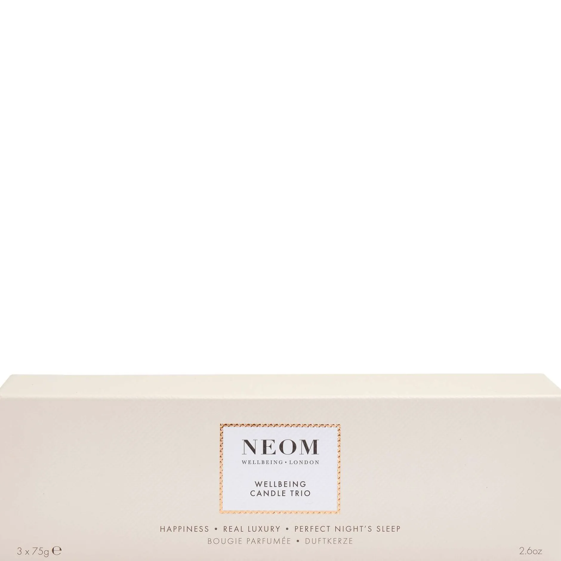 Neom Wellbeing London Gifting & Accessories Wellbeing Wishes Candle Trio Gift Set