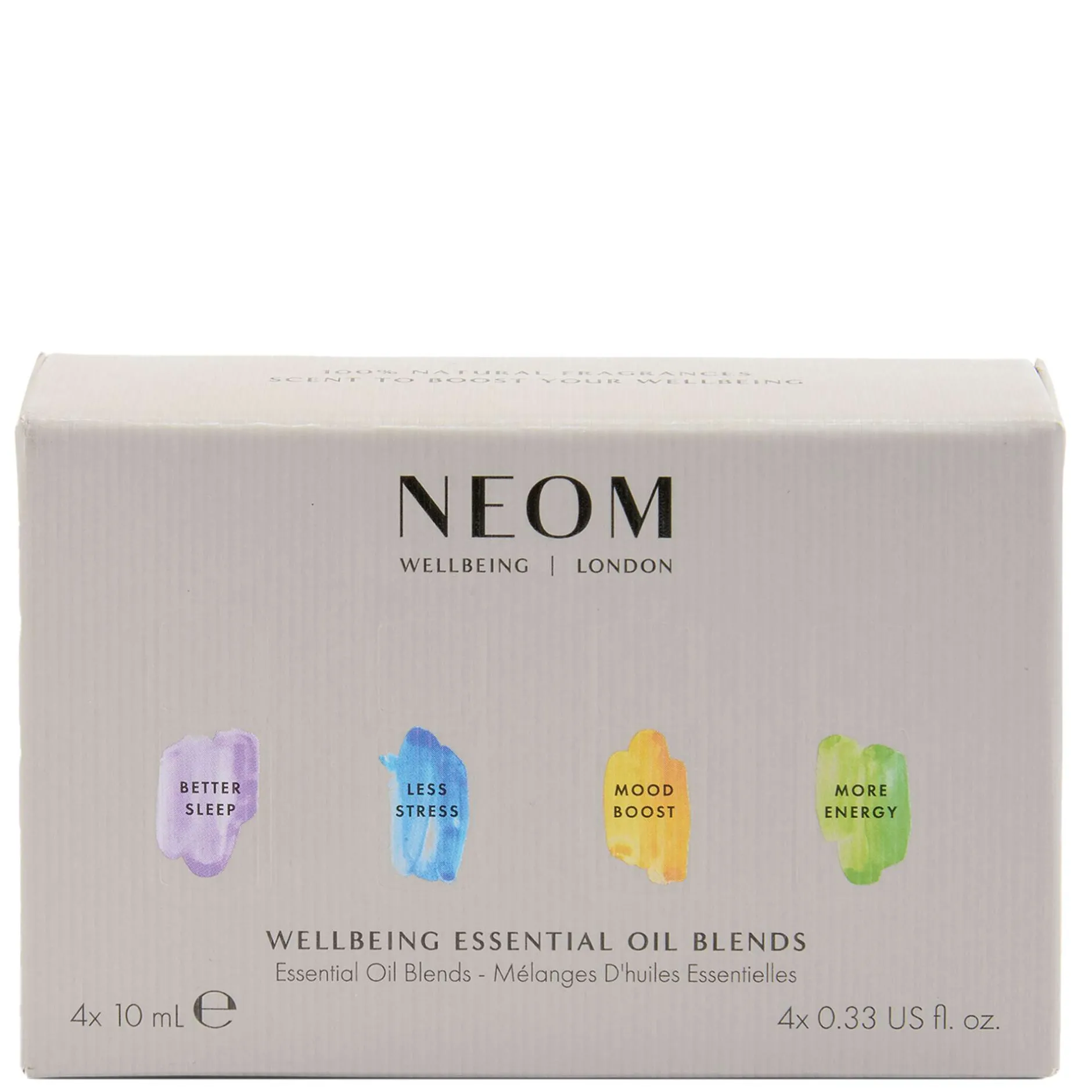 Neom Wellbeing London Gifting & Accessories Wellbeing Essential Oil Blends 4 x 10ml Discount