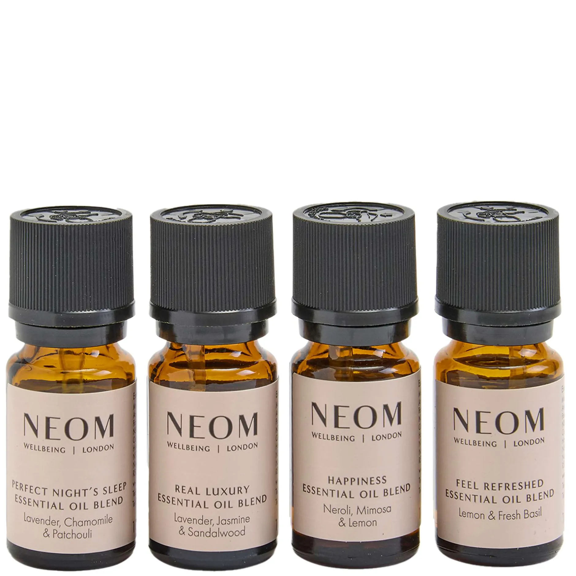 Neom Wellbeing London Gifting & Accessories Wellbeing Essential Oil Blends 4 x 10ml Discount