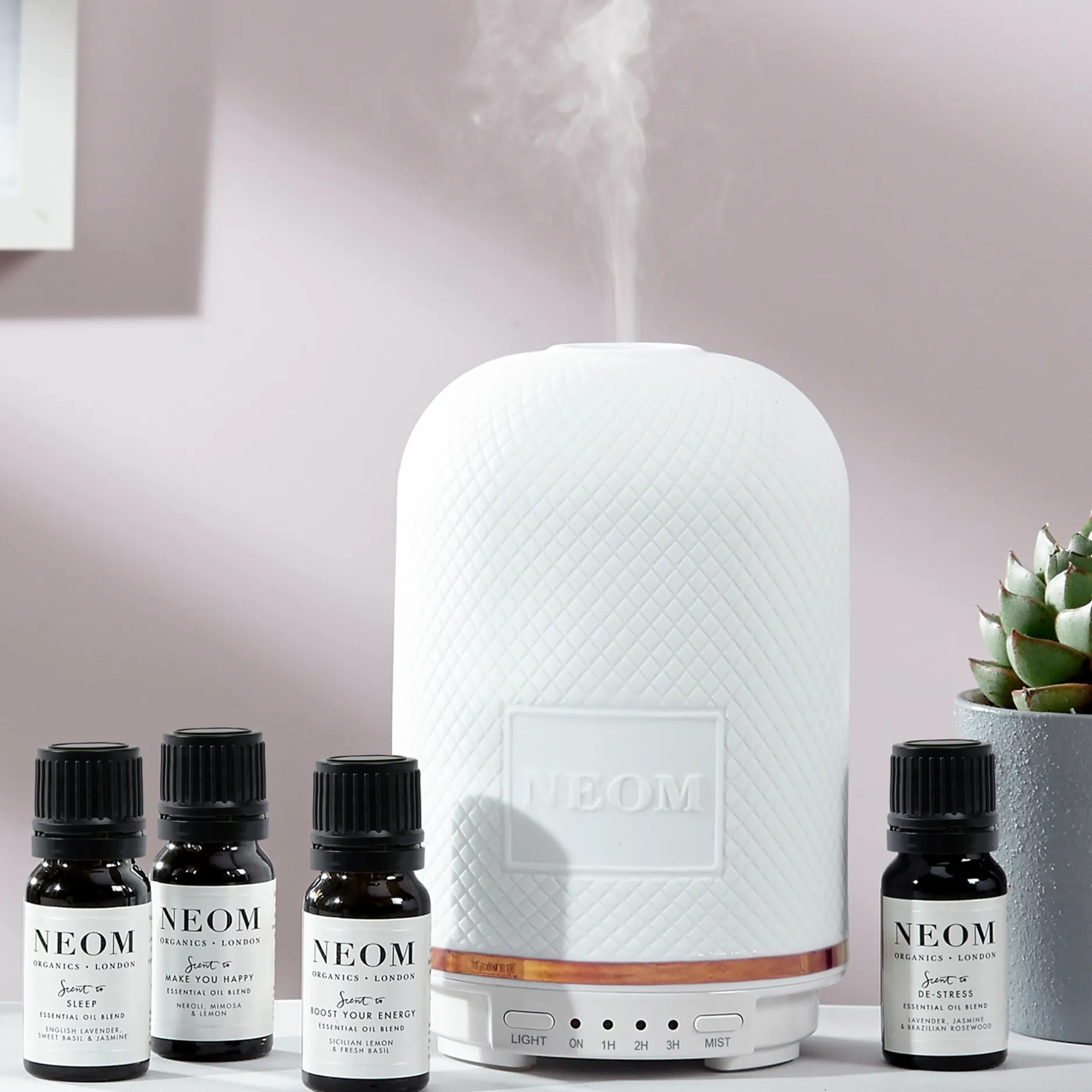 Neom Wellbeing London Gifting & Accessories Wellbeing Essential Oil Blends 4 x 10ml Discount