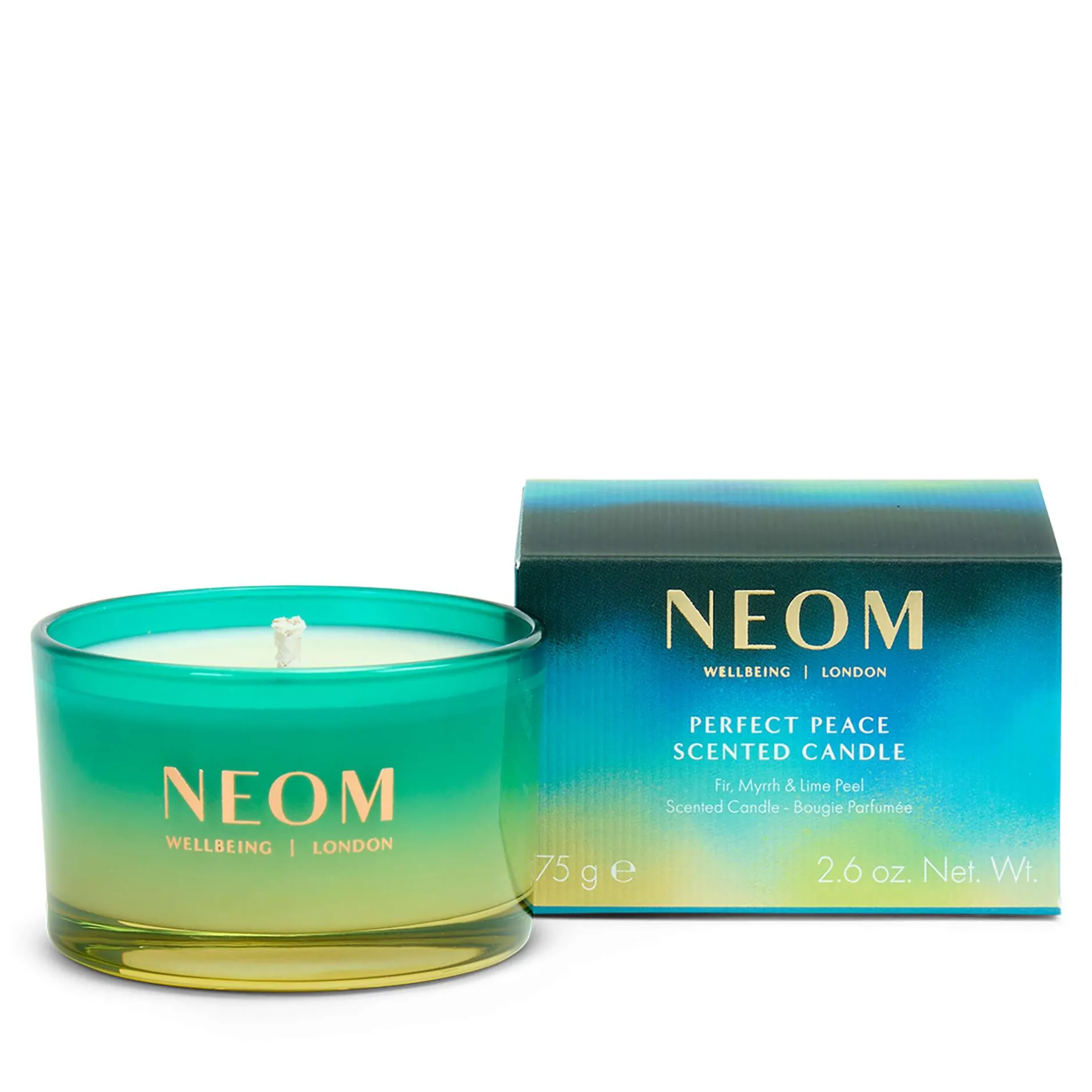 Neom Wellbeing London Perfect Peace Travel Candle 75g Sale