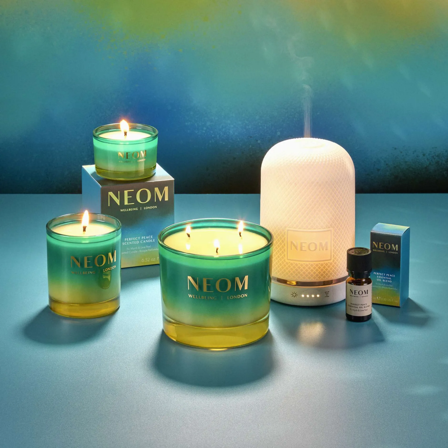 Neom Wellbeing London Perfect Peace Travel Candle 75g Sale