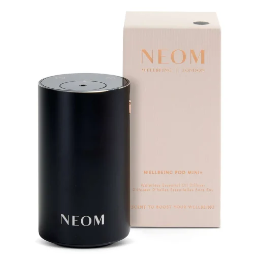 Neom Wellbeing London Pod Mini+ Waterless Essential Oil Diffuser Black Best