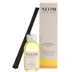 Neom Wellbeing London Scent To Make You Happy Happiness Reed Diffuser 100ml New