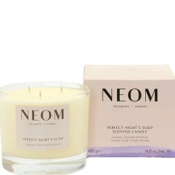 Neom Wellbeing London Scent To Sleep Perfect Night's Sleep Scented Candle (3 Wick) 420g New