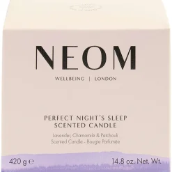 Neom Wellbeing London Scent To Sleep Perfect Night's Sleep Scented Candle (3 Wick) 420g New
