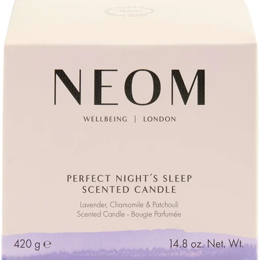 Neom Wellbeing London Scent To Sleep Perfect Night's Sleep Scented Candle (3 Wick) 420g New