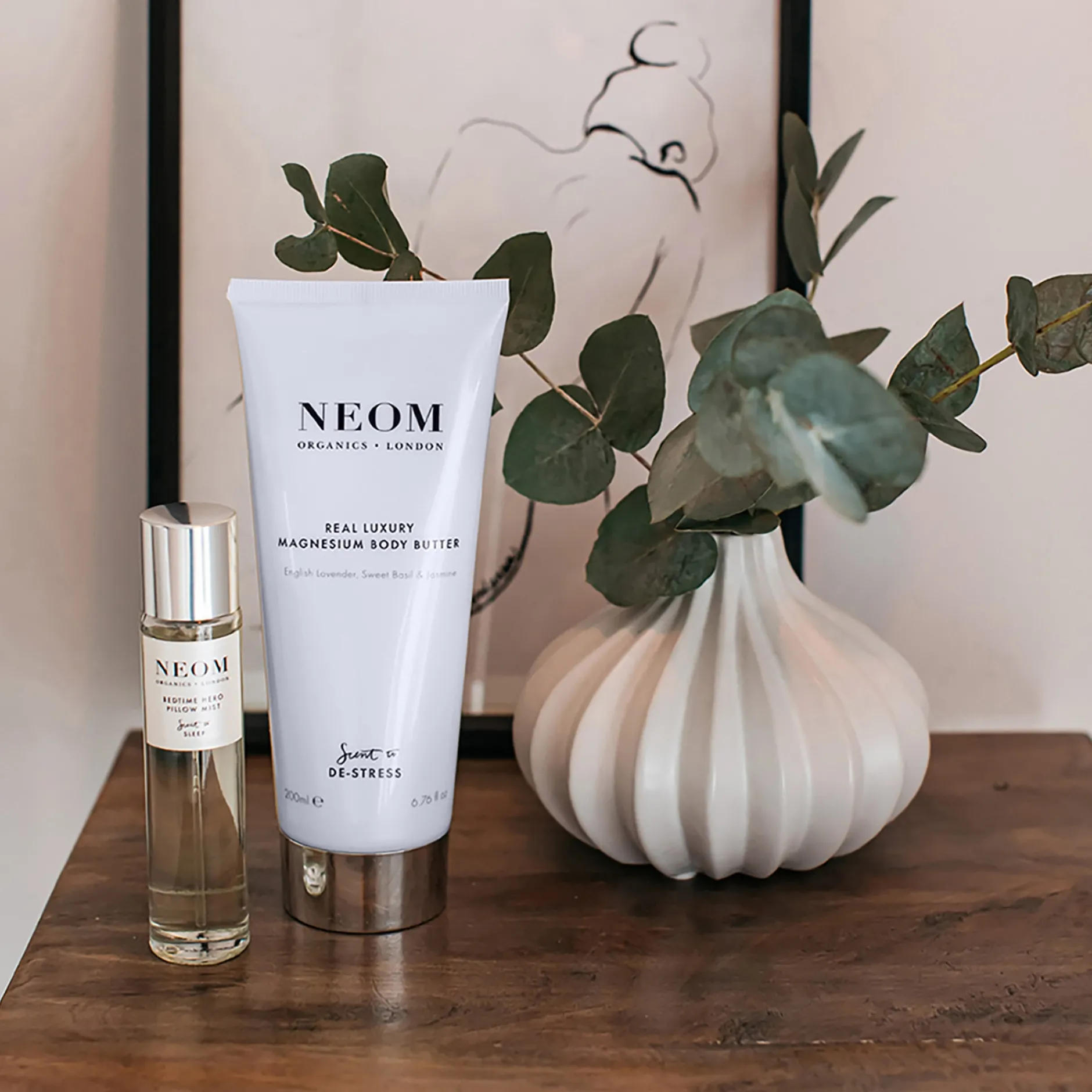 Neom Wellbeing London Scent To De-Stress Real Luxury Magnesium Body Butter 200ml Hot