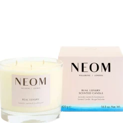Neom Wellbeing London Scent To De-Stress Real Luxury Candle (3 Wicks) 420g Clearance