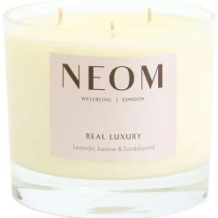 Neom Wellbeing London Scent To De-Stress Real Luxury Candle (3 Wicks) 420g Clearance