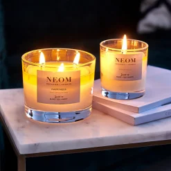 Neom Wellbeing London Scent To Make You Happy Happiness Scented Candle (3 Wicks) 420g Clearance