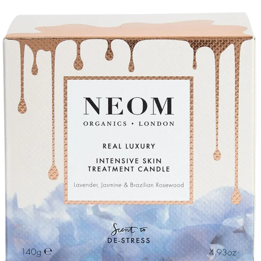 Neom Wellbeing London Scent To De-Stress Real Luxury Intensive Skin Treatment Candle 140g Clearance