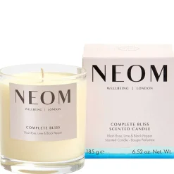 Neom Wellbeing London Scent To Calm & Relax Complete Bliss Scented Candle (1 Wick) 185g Best