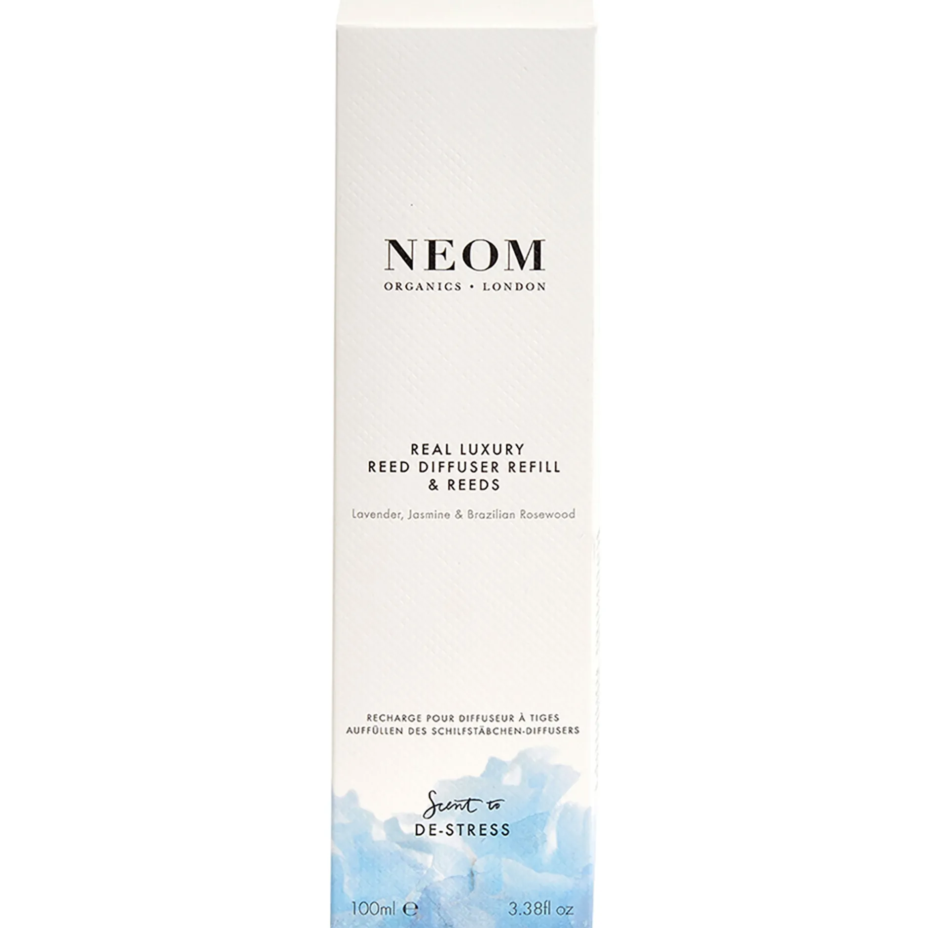 Neom Wellbeing London Scent To De-Stress Real Luxury Reed Diffuser Refill 100ml Clearance