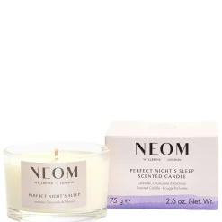 Neom Wellbeing London Scent To Sleep Perfect Night's Sleep Scented Candle (Travel) 75g Clearance