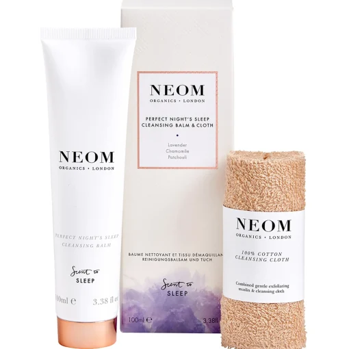 Neom Wellbeing London Scent To Sleep Perfect Night's Sleep Cleansing Balm & Cloth 100ml Outlet
