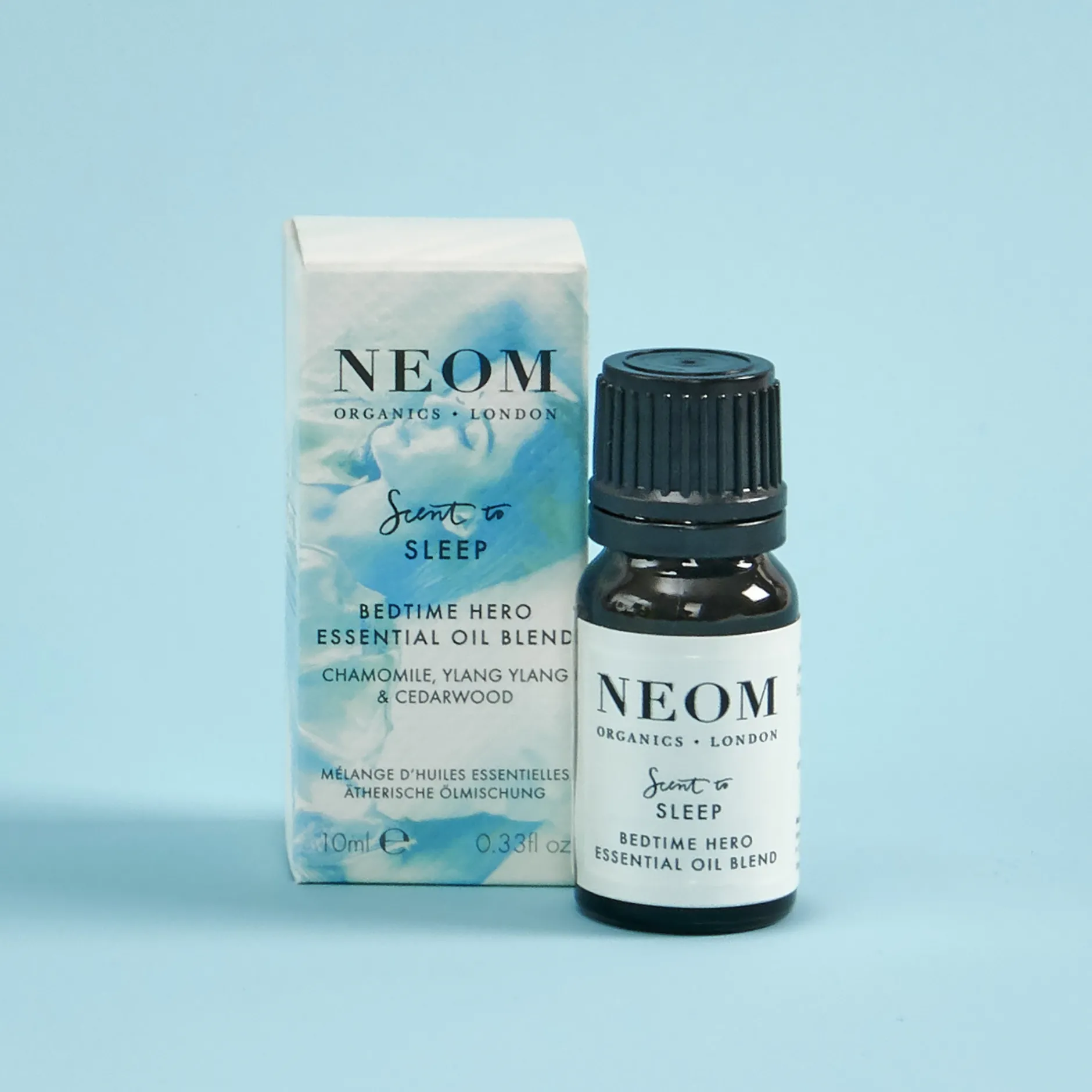 Neom Wellbeing London Scent To Sleep Bedtime Hero Essential Oil Blend 10ml Clearance