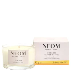 Neom Wellbeing London Scent To Make You Happy Happiness Scented Candle (Travel) 75g Clearance