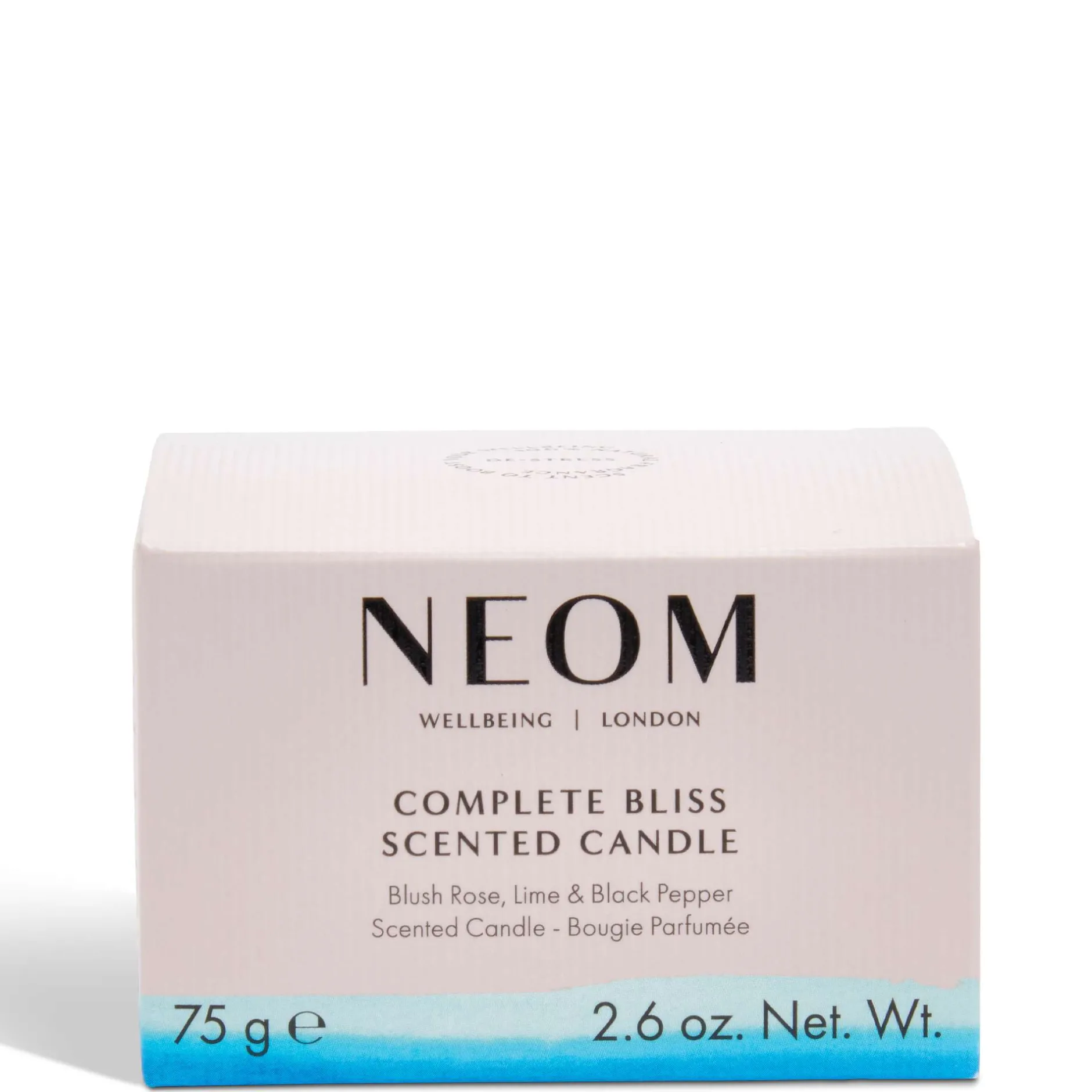 Neom Wellbeing London Scent To Calm & Relax Complete Bliss Scented Candle (Travel) 75g