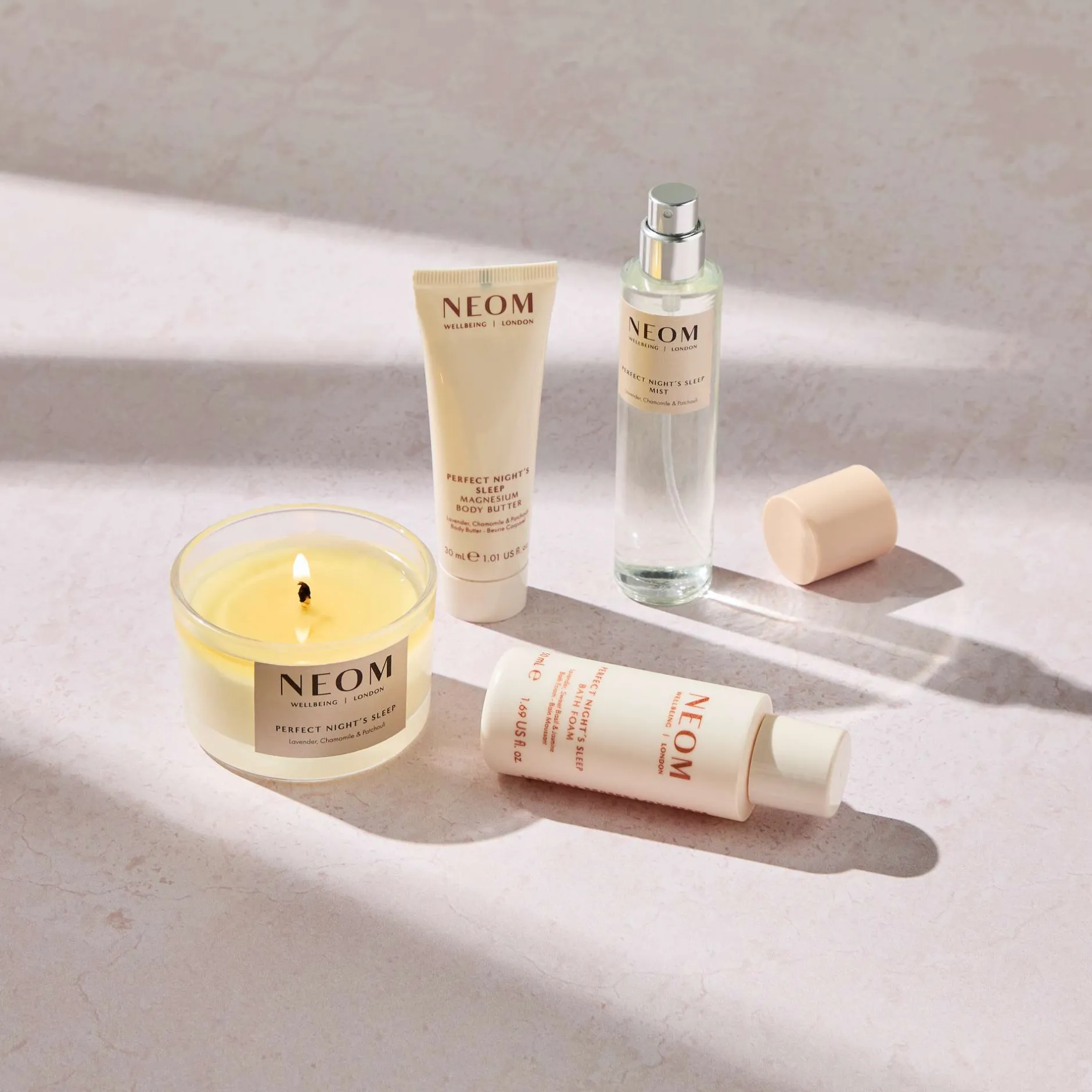 Neom Wellbeing London Scent To Sleep Perfect Night's Sleep Discovery Collection Sale