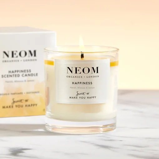 Neom Wellbeing London Scent To Make You Happy Happiness Scented Candle (1 Wick) 185g Online