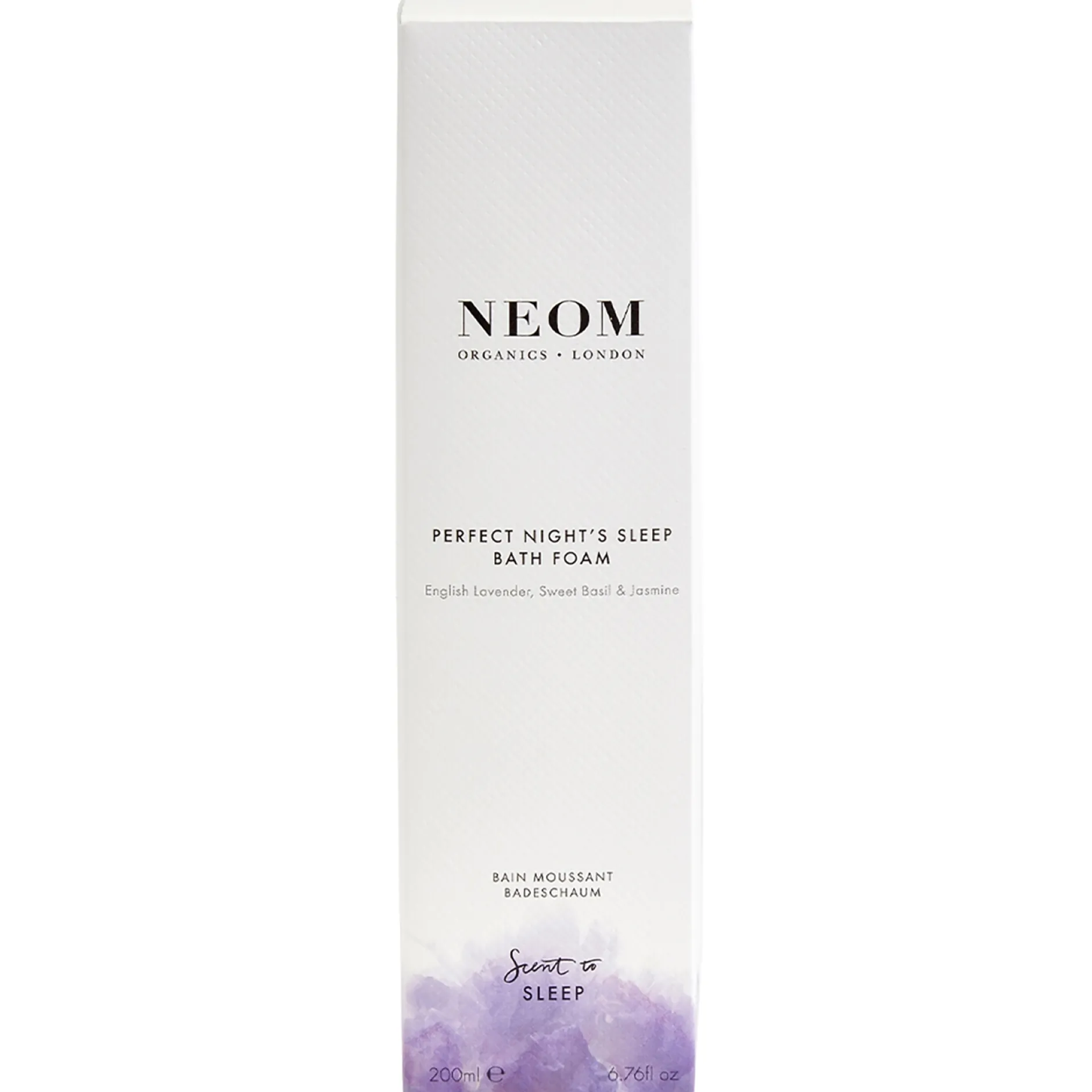 Neom Wellbeing London Scent To Sleep Perfect Night's Sleep Bath Foam 200ml New