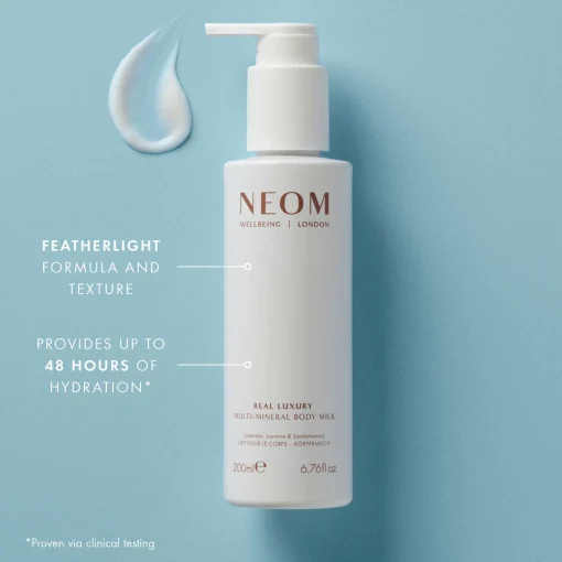 Neom Wellbeing London Scent To De-Stress Real Luxury Multi-Mineral Body Milk 200ml Best