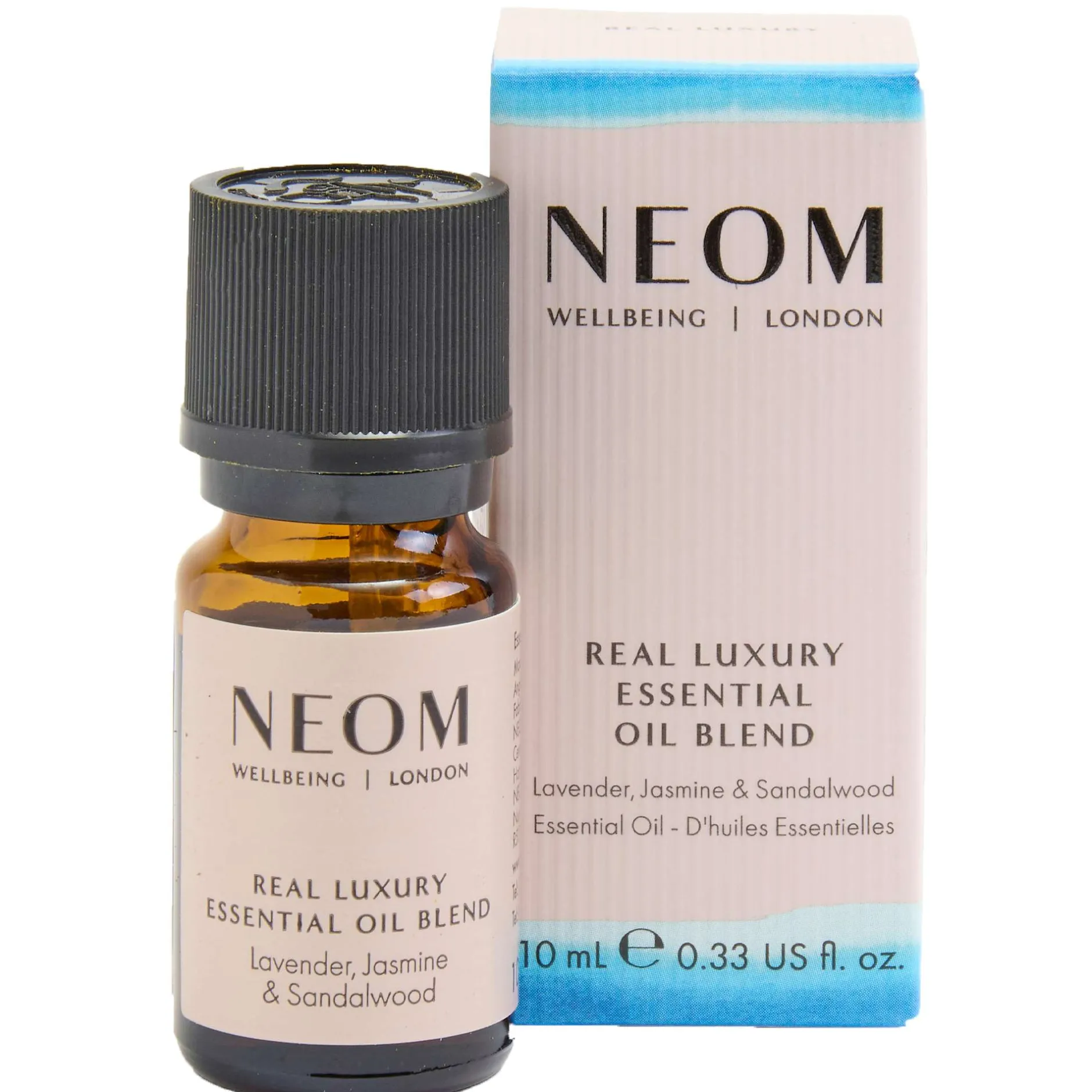 Neom Wellbeing London Scent To De-Stress Real Luxury Essential Oil Blend 10ml Clearance
