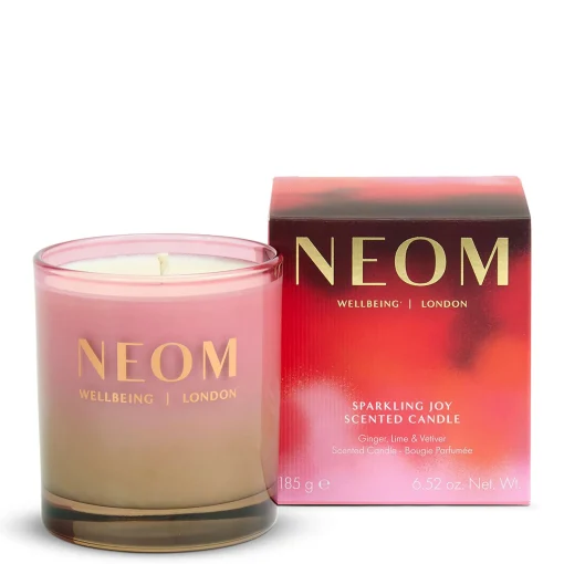 Neom Wellbeing London Sparkling Joy 1 Wick Candle 185g Clearance