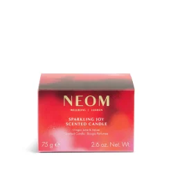 Neom Wellbeing London Sparkling Joy Travel Candle 75g New