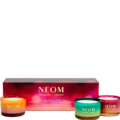 Neom Wellbeing London Winter Wellbeing Candle Trio Gift Set Outlet