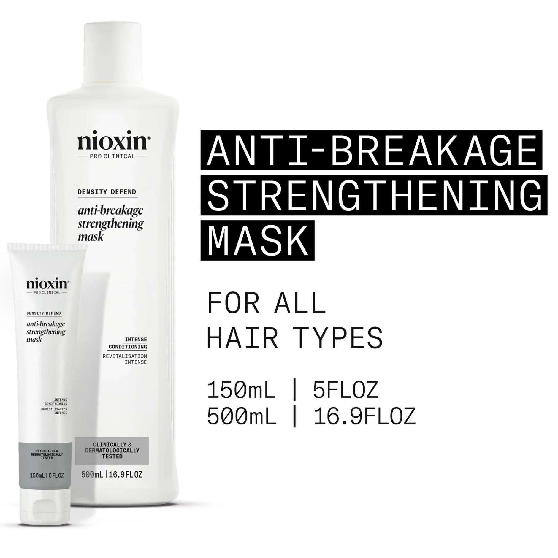 Nioxin Pro Clinical Density Defend Anti-Breakage Mask 150ml New