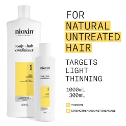 Nioxin Pro Clinical System 1 Conditioner for Natural Hair with Light Thinning 300ml Discount
