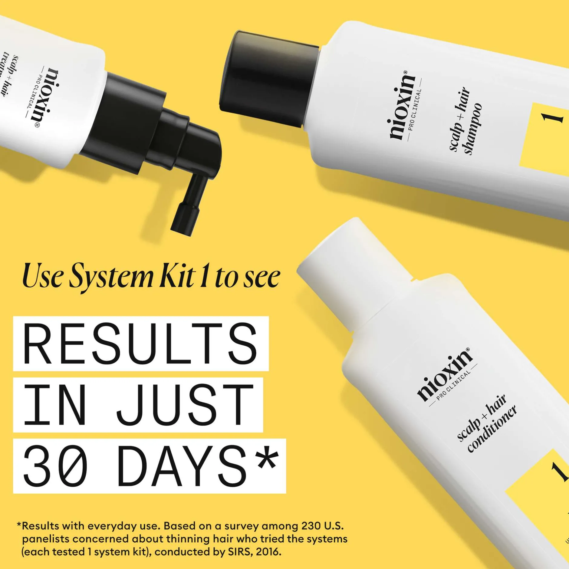 Nioxin Pro Clinical System 1 Leave-In Treatment for Natural Hair with Light Thinning 100ml Online