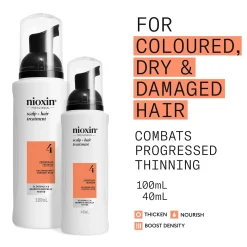 Nioxin Pro Clinical System 4 Leave-In Treatment for Coloured Hair with Progressed Thinning 100ml Discount
