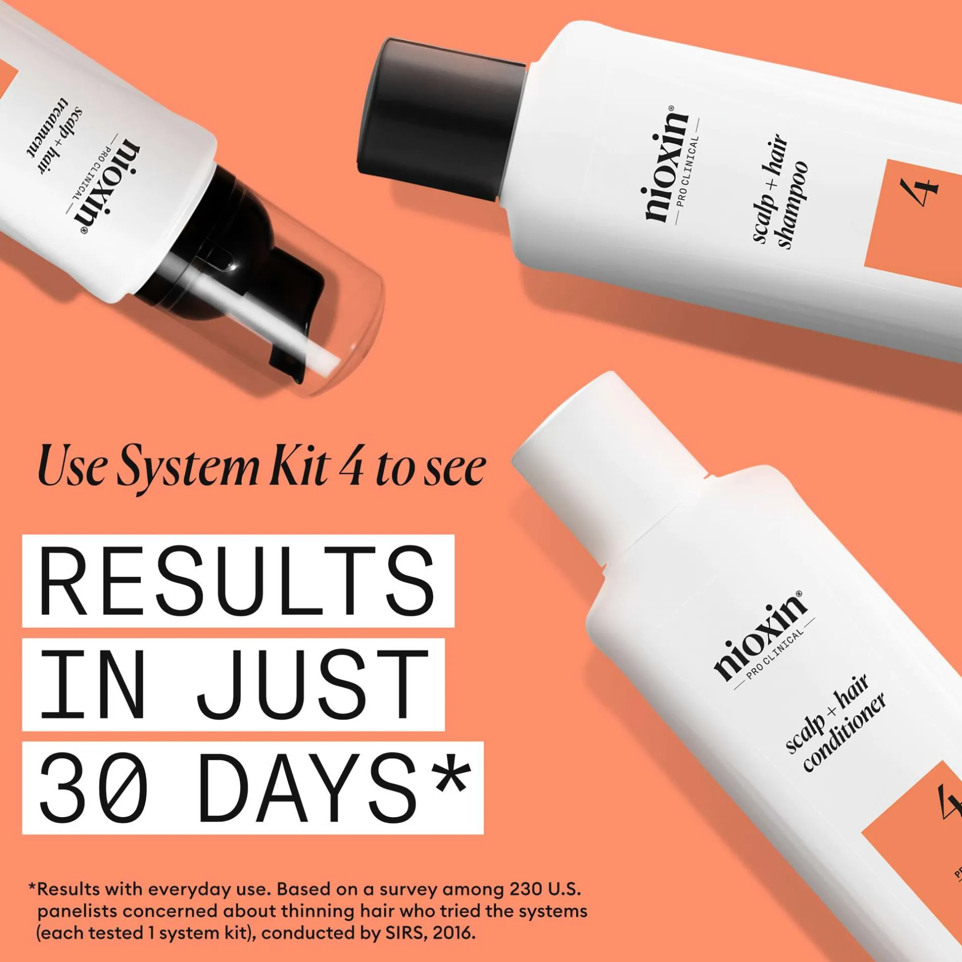 Nioxin Pro Clinical System 4 Leave-In Treatment for Coloured Hair with Progressed Thinning 100ml Discount