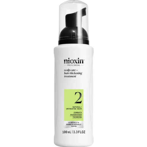 Nioxin Pro Clinical System 2 Leave-In Treatment for Natural Hair with Progressed Thinning 100ml Outlet