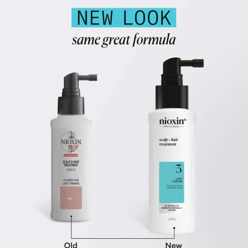 Nioxin Pro Clinical System 3 Leave-In Treatment for Coloured Hair with Light Thinning 100ml Outlet