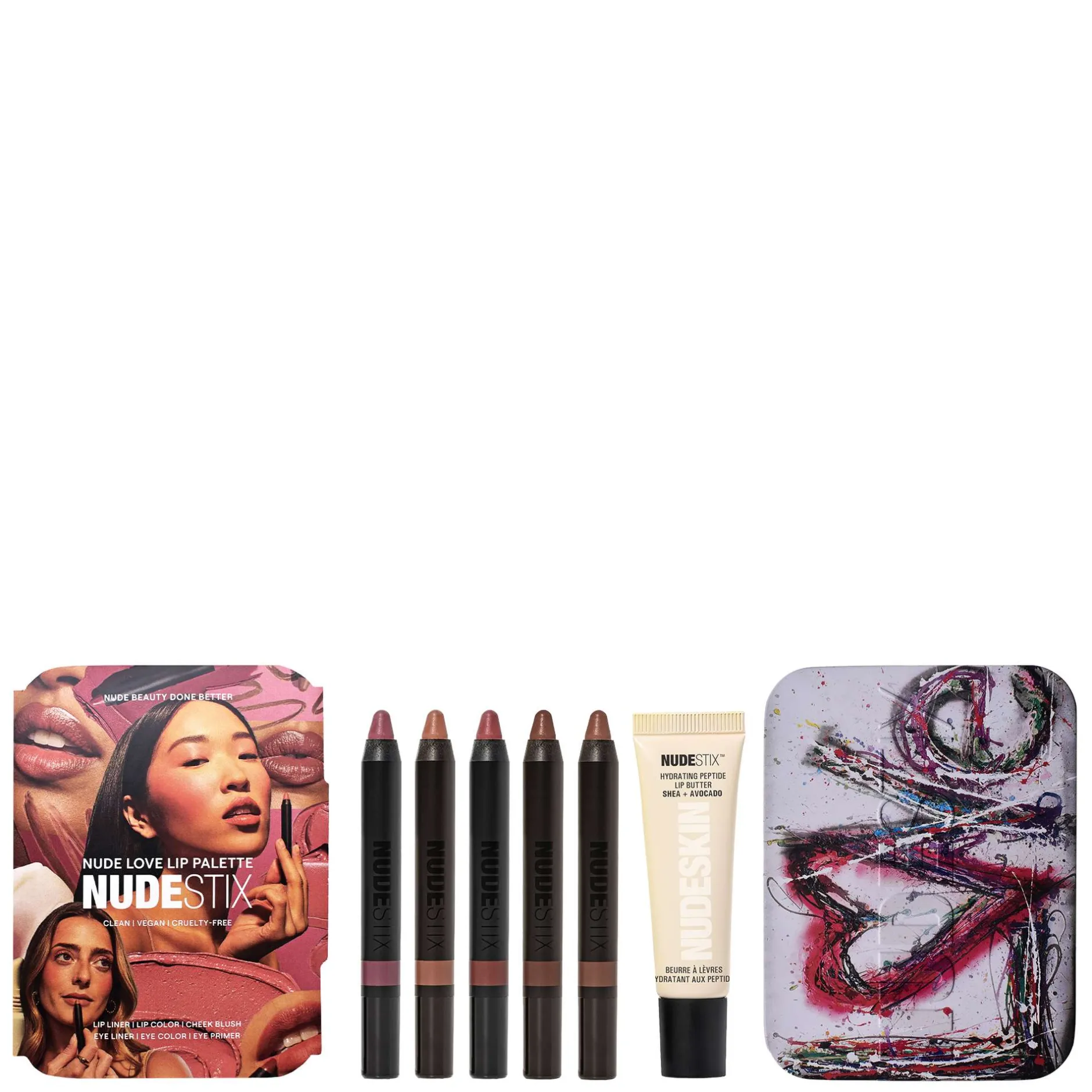 NUDESTIX Kits Nude Love Lip Palette Hot