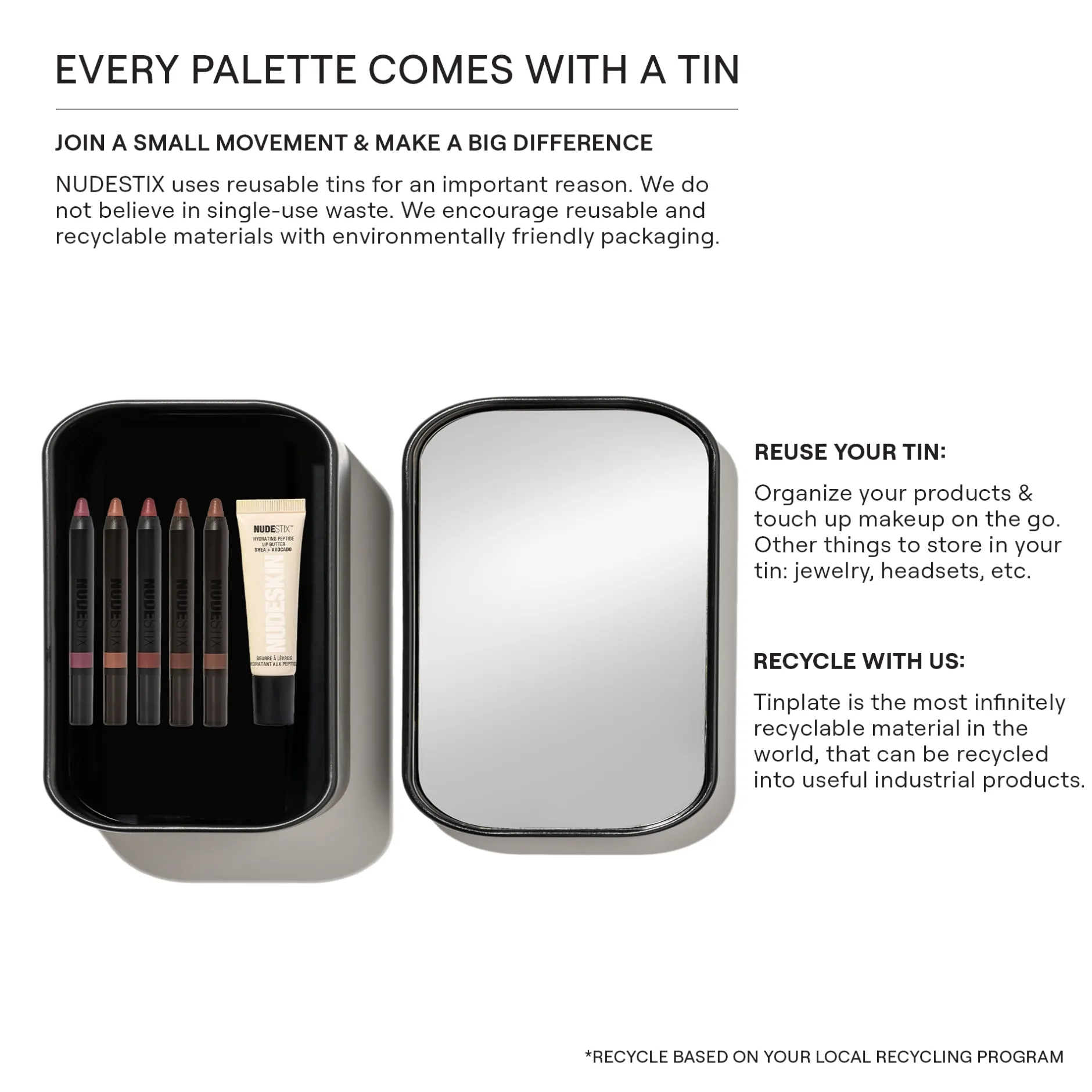 NUDESTIX Kits Nude Love Lip Palette Hot