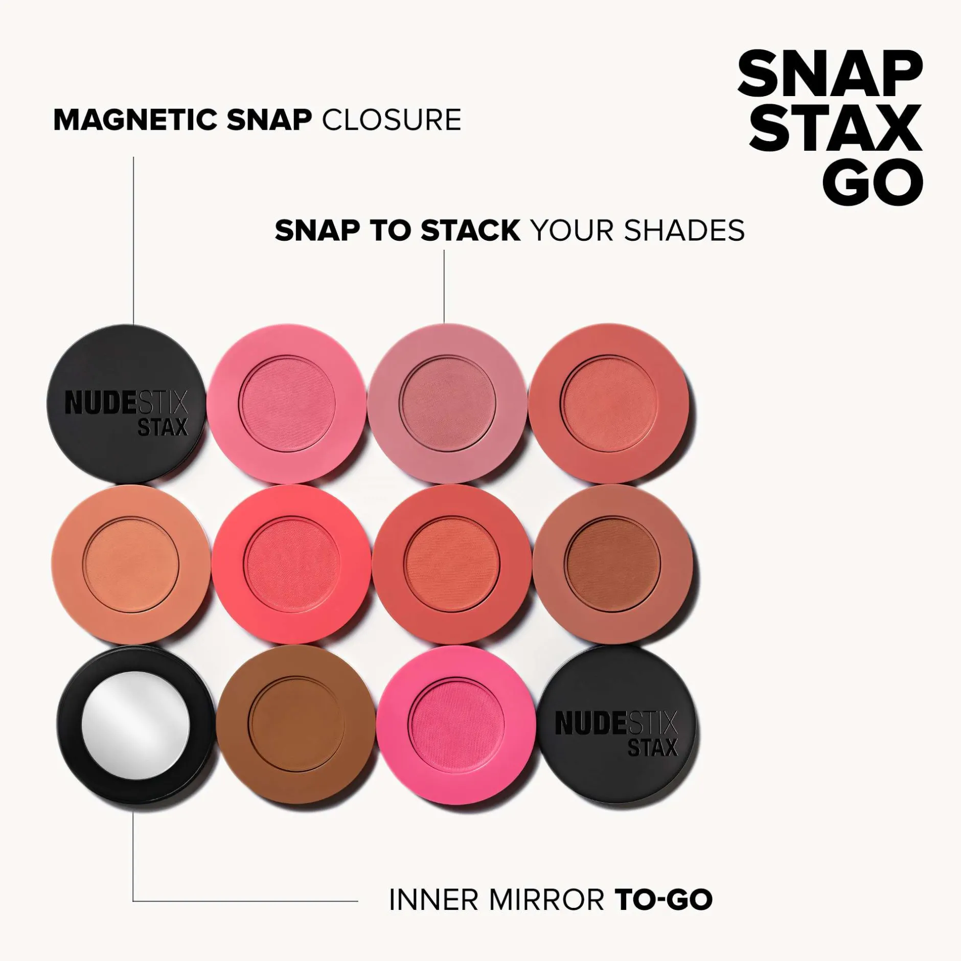 NUDESTIX Stax All Over Color Blush Balm Pink Love 2.5g Best