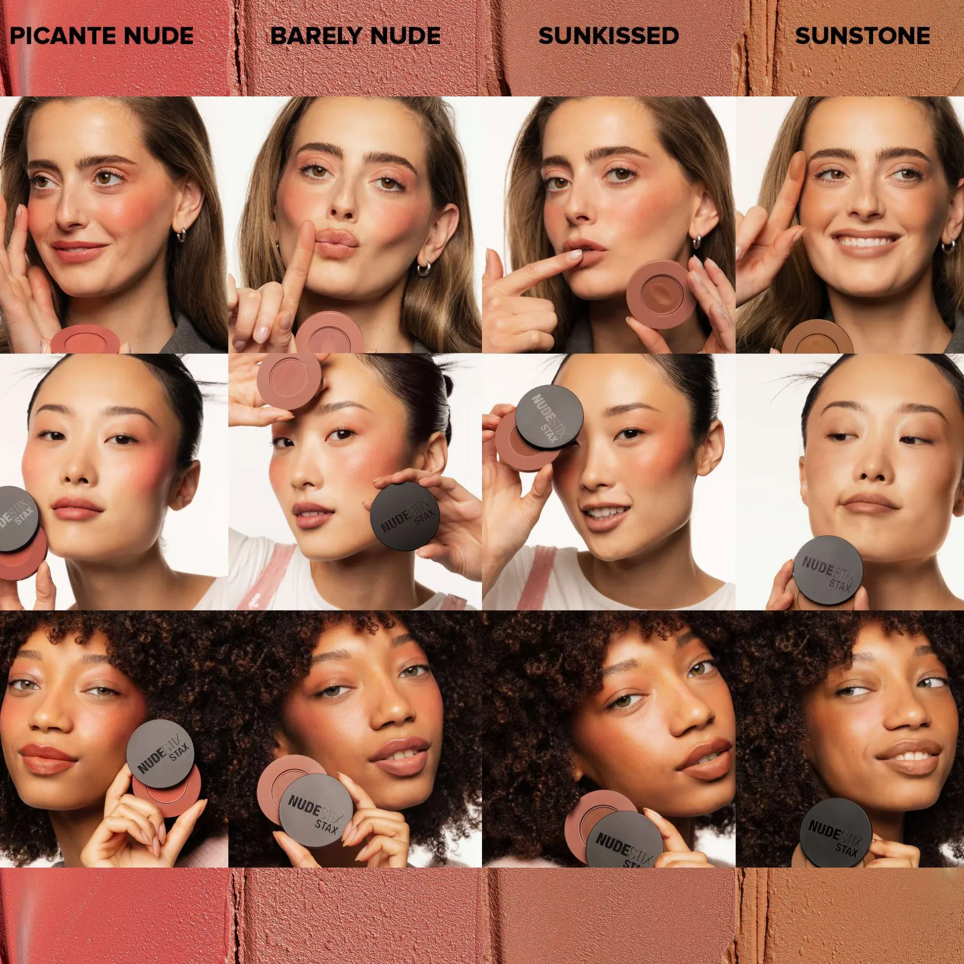 NUDESTIX Stax All Over Color Blush Balm Pink Love 2.5g Best