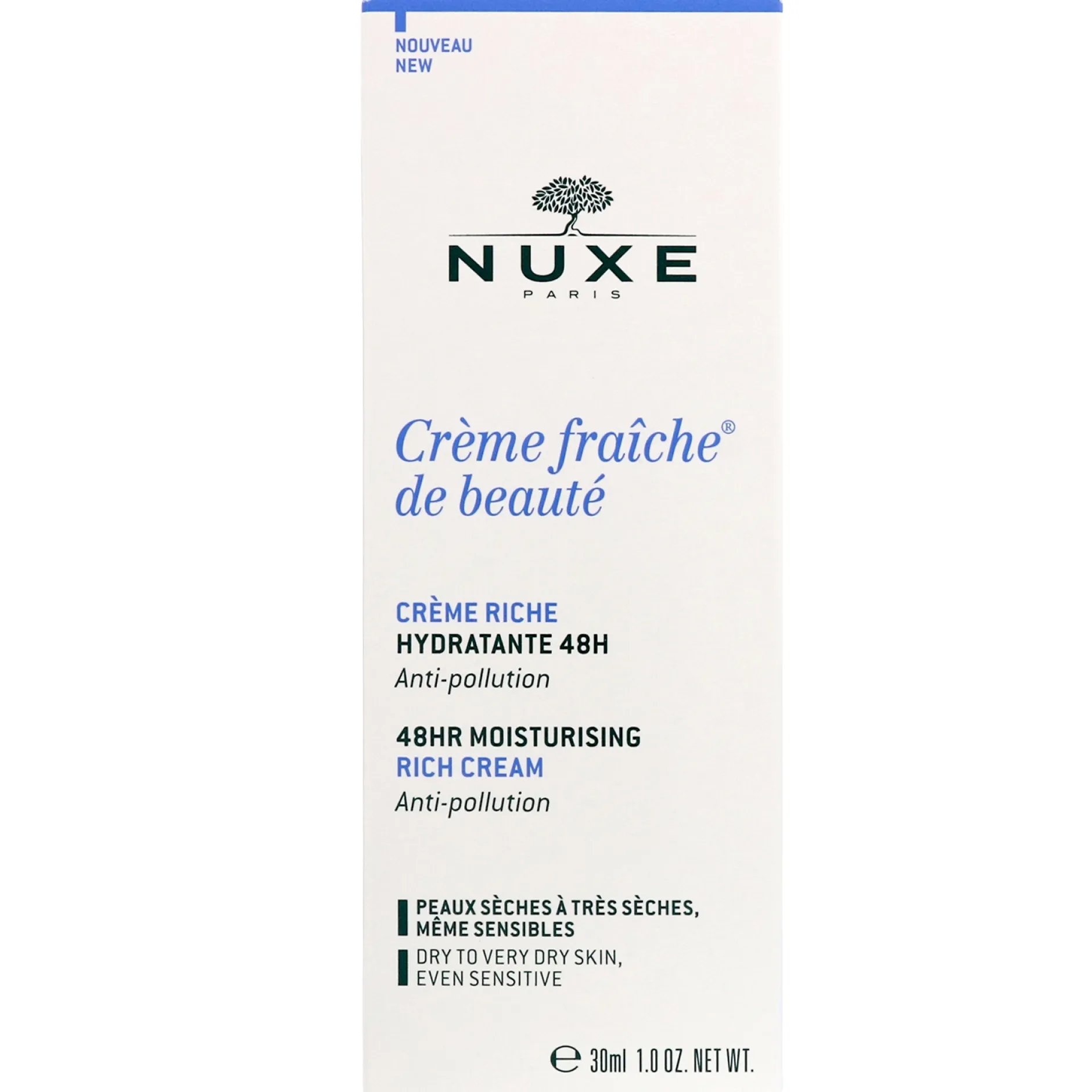 Nuxe Crème Fraîche de Beauté 48HR Moisturising Rich Cream 30ml Clearance