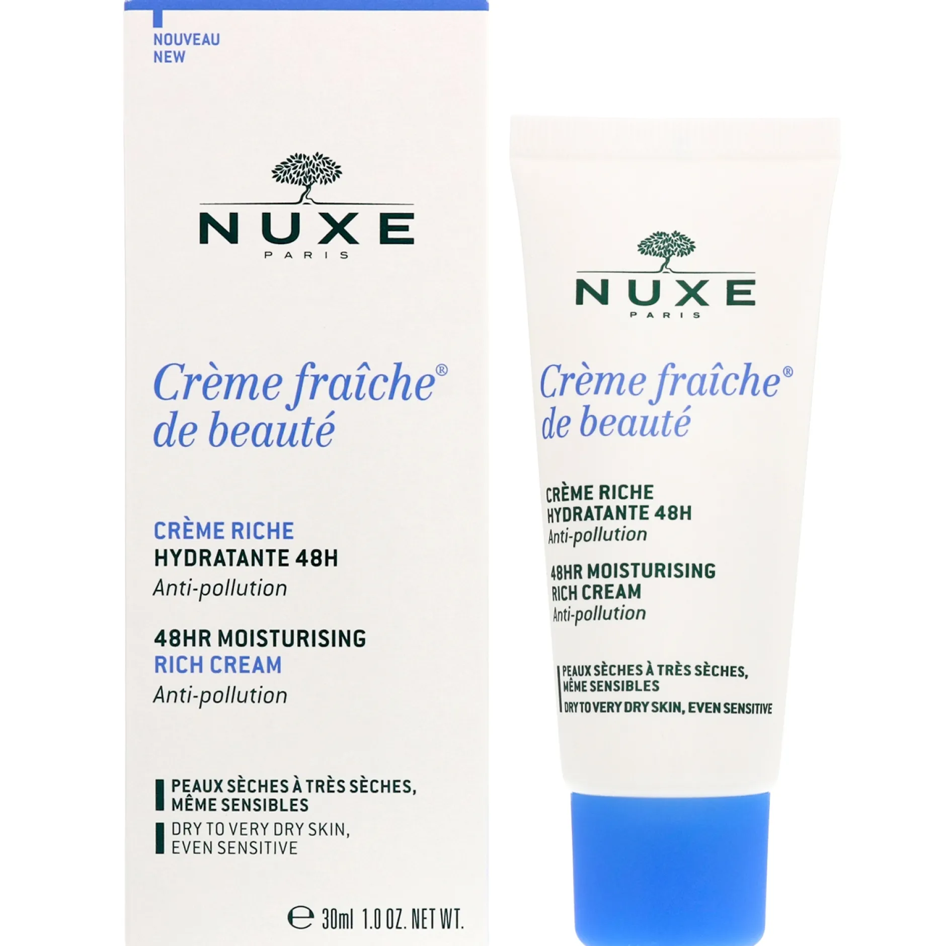 Nuxe Crème Fraîche de Beauté 48HR Moisturising Rich Cream 30ml Clearance