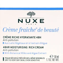 Nuxe Crème Fraîche de Beauté 48HR Moisturising Rich Cream for Dry to Very Dry Sensitive Skin 50ml Hot
